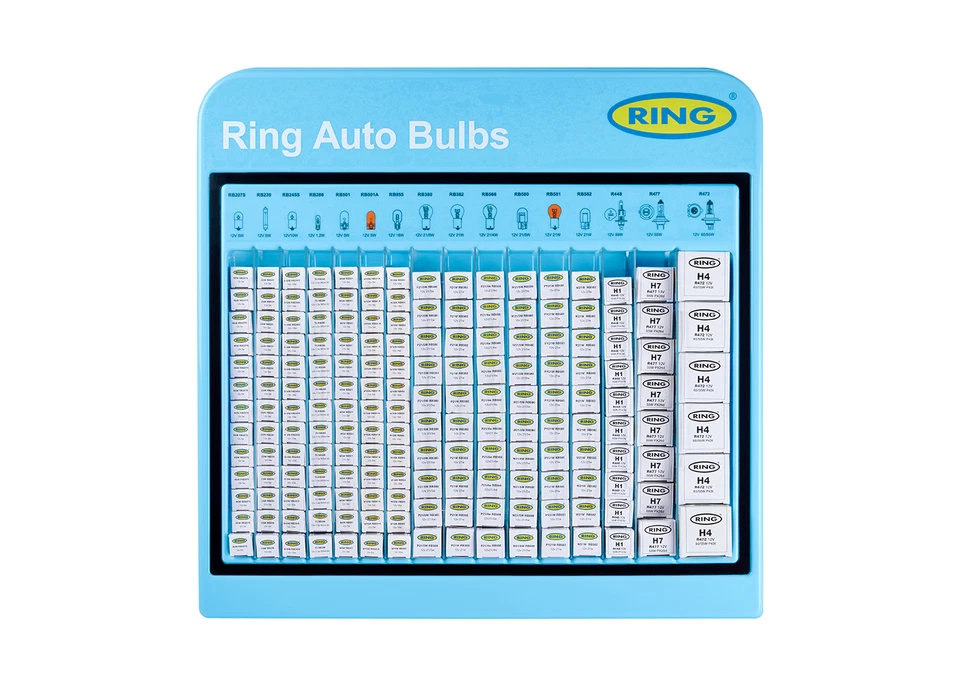 RING 24V Compact Wall Disp w/174 Single Bulbs - ERU274
