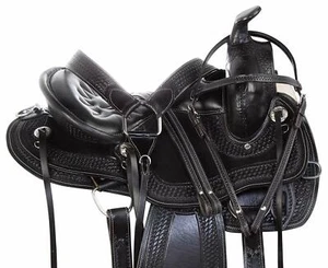 Premium Leder Western Walking Pferd Sattel - Bild 1 von 7