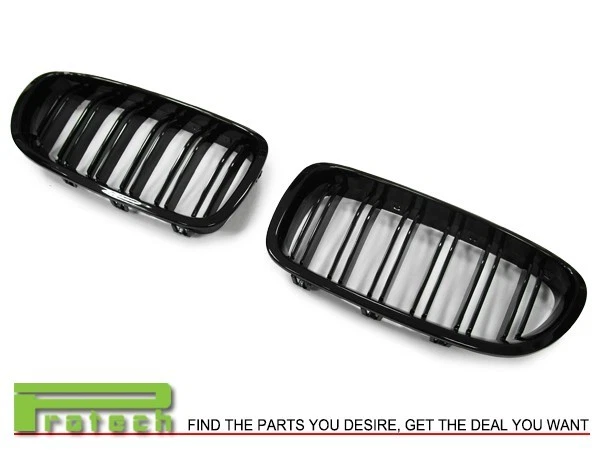 Parrilla delantera M5 Look negra brillante para BMW 520i 528i 530i 535i 550i 2011+ Foto 1 de 1