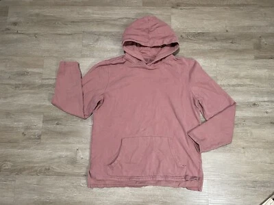 Topman 抓绒运动衫男式 M 码粉色连帽衫经典合身大码套衫 — 第 1/4 张图片