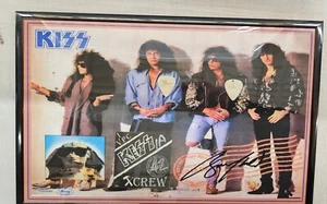 Colección Kiss Hot In The Shade Tour - Póster, pase, selecciones de guitarra, Bruce Sig.  - Imagen 1 de 6