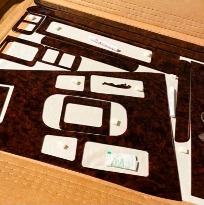 KIT DE MOLDURAS DE TABLERO DE MADERA DE CEREZO PARA JAGUAR XJS 1982-1992 JUEGO INTERIOR Foto 1 de 4