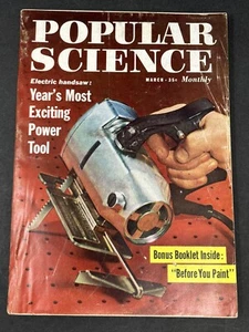 POPULAR SCIENCE Magazine March 1958 Electric Handsaw Year's Most Exciting Power - Picture 1 of 5