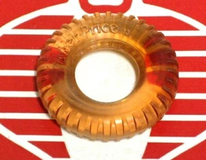 Neumático de goma transparente bronceado bronceado Fisher Price Construx rueda 1,75" diámetro pieza - Imagen 1 de 1