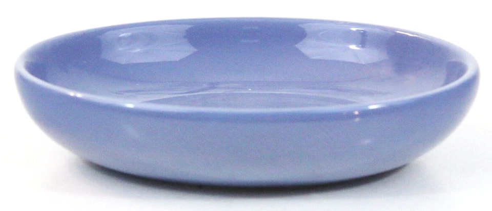 Jabonera de cerámica azul plato de baratija Allure 5,25" ovalado 2005 Foto 1 de 4