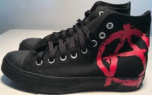 CONVERSE CHUCK TAYLOR ALL STAR HI TOPS RARE VINTAGE ANARCHY M7/W9 NEW WITH BOX - Picture 1 of 16