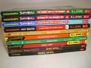 Goosebumps by R.L. Stine - Lot of 10 books -Nightmare on Clown Street - Lot #2 - Imagen 1 de 12