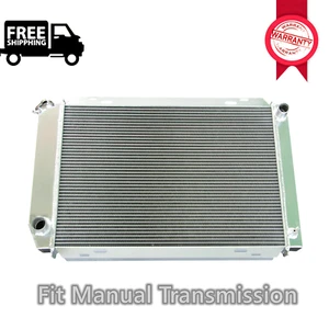 3 Row Aluminum Radiator for 1979-1993 Ford Mustang GT LX 5.0L 302Cu V8 Manual MT - Foto 1 di 8