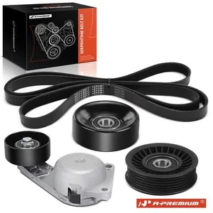 4x Serpentine Belt Drive Component Kit for Ford Expedition 2002 E-350 Super Duty - Picture 1 of 10
