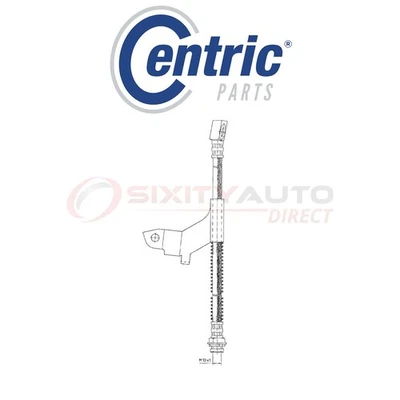 Centric Brake Hydraulic Hose for 1988-1989 Buick Reatta 3.8L V6 - Braking cu - Image 1 of 4