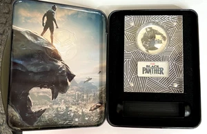 Tuvalu Marvel Black Panther 2018 prueba coloreada $1 1 oz. MONEDA CON SOPORTE Y CAJA - Imagen 1 de 7