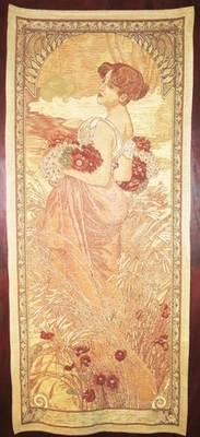 Tapiz belga estilo Art Nouveau Foto 1 de 4