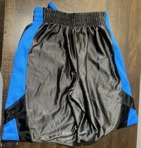 Boys Reversible Basketball Shorts Blue Gray 8/10 - Picture 1 of 4