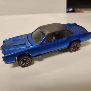 Vintage 1968 Hot Wheels Redline Custom Eldorado Blue - Picture 1 of 7