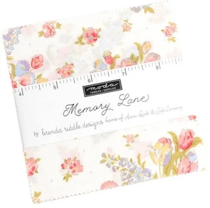 Memory Lane Moda Charm Pack 42 100% Cotton 5" Precut Fabric Squares - Picture 1 of 6
