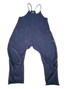 Free People FP MOVEMENT Hot Shot Active Jumpsuit Blue Indigo Womens Size XS - Picture 1 of 12