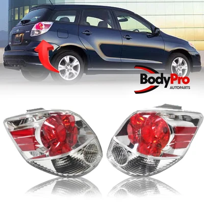 Luz trasera halógena transparente para Toyota Matrix 2005-2008 freno trasero izquierdo+derecho Foto 1 de 4