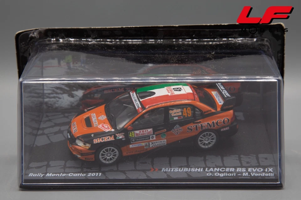1:43 Mitsubishi Lancer RS EVO IX Rally Monte-Carlo 2011 - Passione Rally - Immagine 1 di 1