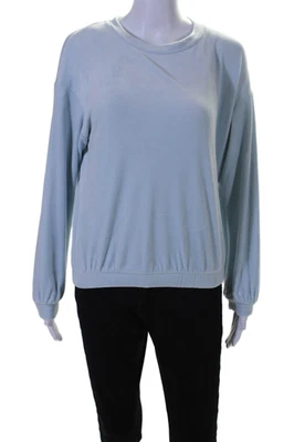 Sudadera Pullover Ugg Para Mujer Cuello Redondo Mangas Largas Azul Talla S Foto 1 de 4