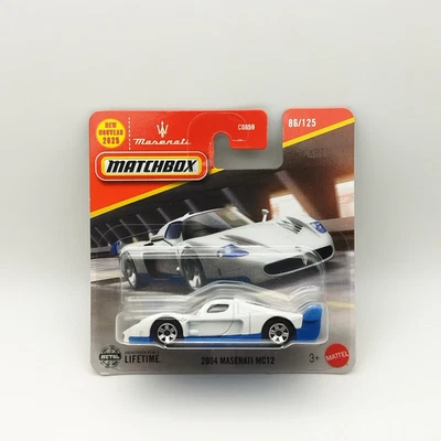 Matchbox 1/64 Maserati MC12 (2004) – Mainline 2025 86/125 – Neuf - Photo 1/4