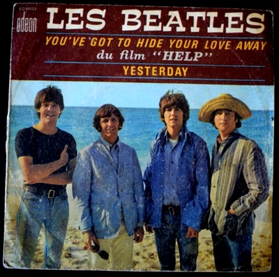 Rare Beatles  SP JUKEBOXE SO 10132  "YOU'VE GOT TO HIDE YOUR LOVE AWAY" type 1 - Photo 1/4