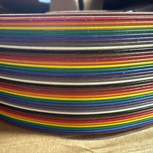 Cinta de cable plano 3M 3302/37 9Mil 50 28AWG 300V *NUEVO rollo de 100 pies  Ma38 - Imagen 1 de 5