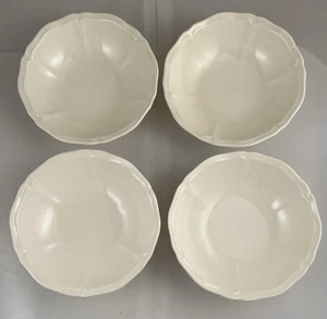 Wedgwood China QUEENS PLAIN 6 1/4" Coupe Cereal Oatmeal Bowls Set of 4 - Picture 1 of 5