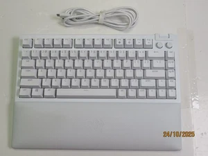 Razer BlackWidow V4 75% BIANCO Tastiera da gioco meccanica ARANCIONE SWITCH NB - Foto 1 di 7