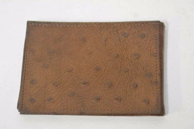 NEW Vintage Pierre Cardin Ostrich Card clip Cash Wallet Bi-Fold - Image 1 of 4