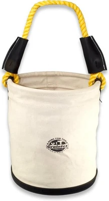 "Cubo de lona utilitario Graintex CB1126 fondo de plástico 12"" x 16"" resistente" Foto 1 de 4