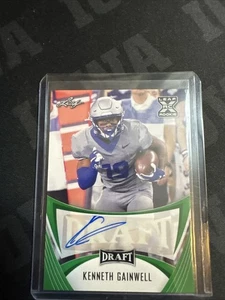 TARJETA DE FÚTBOL AMERICANO KENNETH GAINWELL AUTÓGRAFO HOJA DE NOVATO. - Imagen 1 de 2