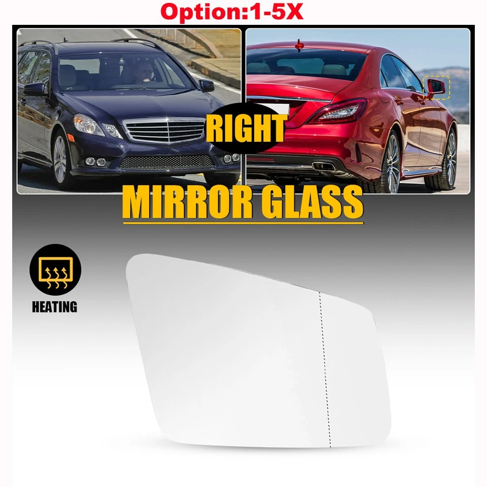 Espejo retrovisor lateral derecho pasajero vidrio térmico para Mercedes-Benz CL 63 65 AMG 2010-2014 Foto 1 de 4