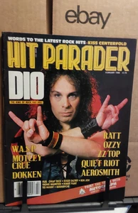 Hit Parader Magazine February 1986 Kiss Centerfold Ozzy, DIO, Motley Crue - Picture 1 of 6