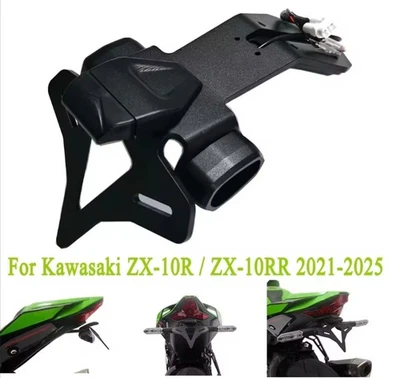 KAWASAKI Ninja ZX-10R ZX10RR Cola Ordenada Soporte de Placa Kit Eliminador LED Foto 1 de 4