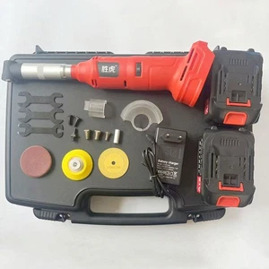 Limpiador de lechada amoladora angular inalámbrica 600 W + 2 baterías de 21 V 4000 mAh papel de lija + caja - Imagen 1 de 1