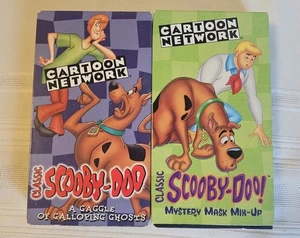 Scooby-Doo! Mystery Mask Mix-Up & Gaggle Of Galloping Ghosts VHS Cartoon Network - Picture 1 of 3