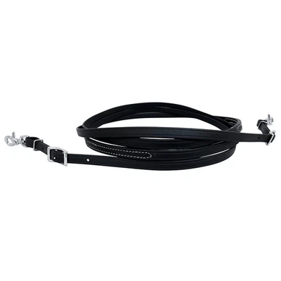 HILASON Western Horse Biothane Cuero Cabezal Cuello Pecho Negro Rienda | Foto 1 de 3