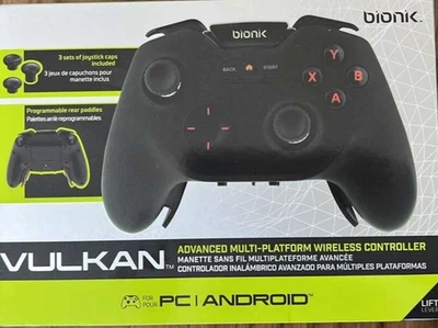 Bionik VULKAN Advanced Wireless Gaming Controller For Windows PC, Android, St... - Image 1 of 4