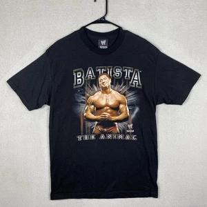 Camisa de Lucha Libre Vintage 2002 WWE Batista The Animal Para Hombres L Negra WWF Y2K Gráfico - Imagen 1 de 7