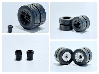 Siku Control Reifen und Radschauben für 6731 Volvo LKW, Scania und MAN - Bild 1 von 4