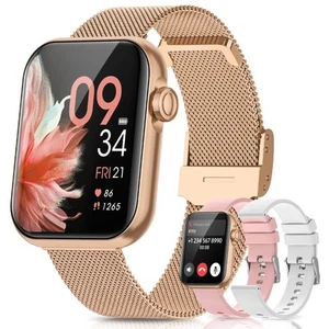 Smart Watches for Women Android Smart Watch for Phones Make Calls 1.85" HD Fi... - Picture 1 of 7