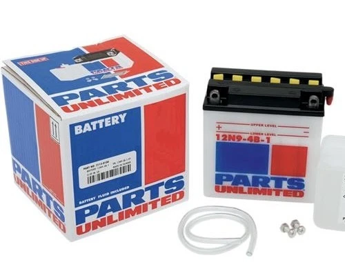 Parts Unlimited 6V Conventional Motorcycle Battery Kit 6N4B-2A-3 2113-0124 Foto 1 de 1