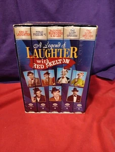 Red Skelton - A Legend of Laughter VHS 2002, 5-Tape Set NEW SEALED FAST SHIPPING - Picture 1 of 5