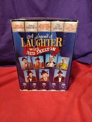 Red Skelton - A Legend of Laughter VHS 2002, 5-Tape Set NEW SEALED FAST SHIPPING - Image 1 of 4