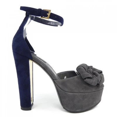 Zapatos de salón LOUIS VUITTON para mujer talla 36 gamuza azul marino Foto 1 de 4