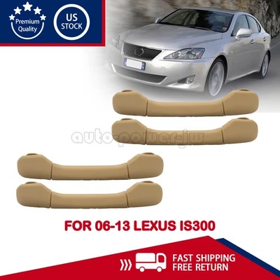 4x Front LH Or RH Inner Roof Ceiling Handle Pull Grab For 06-13 Lexus IS300 - Imagem 1 de 4