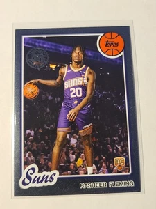 2025-26 Topps 1980-81 Topps Basketball Rasheer Fleming RC #80BK-74 Phoenix Suns - Picture 1 of 2