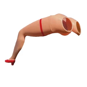 Unusual Biker Sunglasses Eyewear Plastic Goggles Featuring Playful Leg Hip Shape - Picture 1 of 8