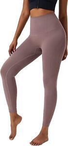 Women's Leggings High Waisted Purple Size S Tummy Control Yoga Pants Workout