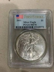UNITED STATES 2011 Proof American-Silver-Eagle PCGS MS70  - Picture 1 of 2